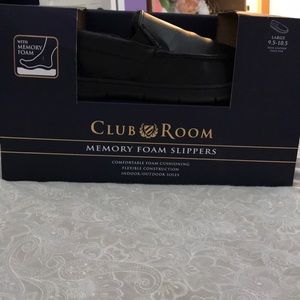 Mens Club Room Slippers (Memory Foam)